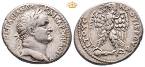 SYRIA, Seleucis and Pieria. Antioch. Vespasian, AD 69-79. AR tetradrachm (14,83 g).