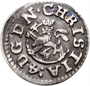 CHRISTIAN IV 1588-1648 2 skilling 1642. Buklet/creased. S.58