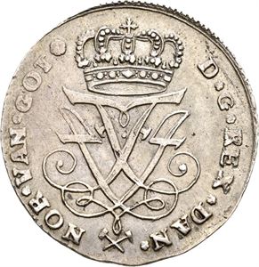 FREDERIK IV 1699-1730 2 mark 1725. S.4