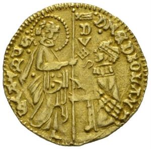Chios, Filippo Maria Visconti 1421-1436, dukat (3,51 g). Friedberg 4 Schlumberger XIV-4
