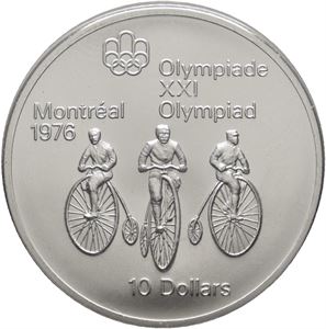 10 Dollars 1976 OL Montreal - Cycling
