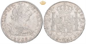 Carl III, 8 reales 1781. FF