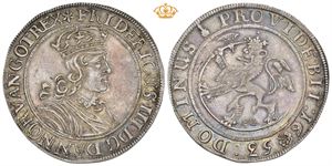 Speciedaler 1653. S.22 Små riper og lite hull i randen kl.12