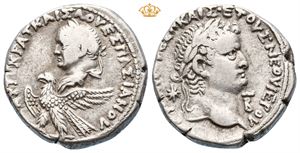 SYRIA, Seleucis and Pieria. Antioch. Vespasian, AD 69-79. AR tetradrachm (14,59 g).