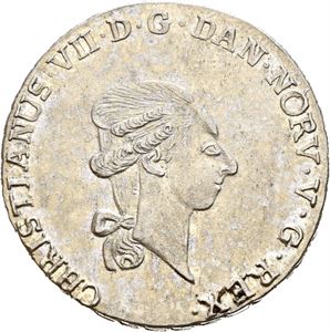 CHRISTIAN VII 1766-1808, KONGSBERG, 1/3 speciedaler 1796. S.6