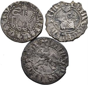 Tram, three different coins