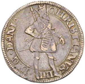 Krone 1620. S.46. Ex. Dansk Numismatisk Forening 29/11-1933 og Zinck VII 29/4-2004 nr.92