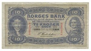 10 kroner 1933. S9272823