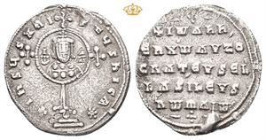 John I Zimisces, AD 969-976. AR miliaresion (2,42 g)