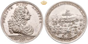 Frederik IV. Marstrands erobring 1719. Wineke. Sølv. 50 mm
