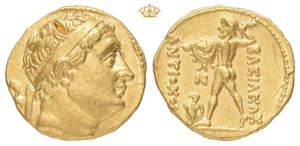 BAKTRIA, Greco-Baktrian Kingdom. Diodotos I Soter, circa 255-235 BC. AV stater (18,5 mm; 8,29 g)