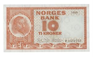 10 kroner 1968. P1571757