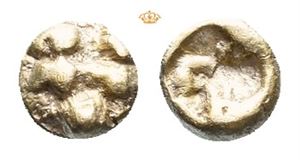 KINGS of LYDIA. Ardys - Alyattes. Circa 635-563 BC. EL 1/48 Stater (0,26 g)