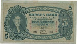 5 kroner 1913. D.5123051.
