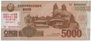 Nord Korea 5000 won