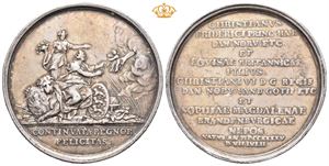 Christian VI. Prinsens fødsel 1745. Arbien. Sølv