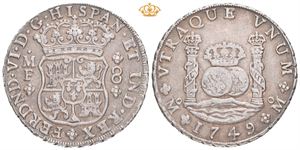 Ferdinand VI, 8 reales 1749. MF