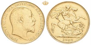 Edward VII, 2 pounds 1902