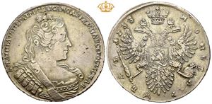 Anna Ivanovna, rubel 1733. Kadashevsky Mint