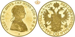4 Ducats 1848