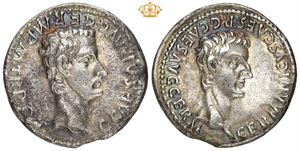 AR Denarius, AD 37-38