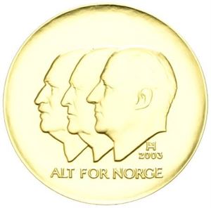 1500 kroner 2003. Hundreårsmarkeringen.