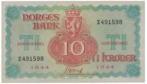 10 kroner London 1944 Z491598