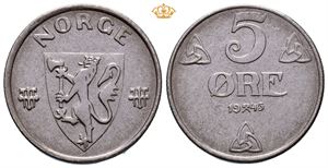 5 øre 1945