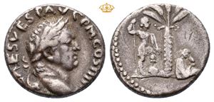 Vespasian. AD 69-79. AR denarius (2,88 g).