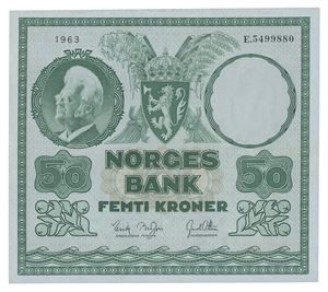 50 kroner 1963. E.5499880