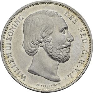 Willem III, 2 1/2 gulden 1869