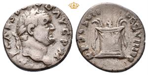 Domitian. AD 81-96. AR plated hybrid denarius (3,16 g).