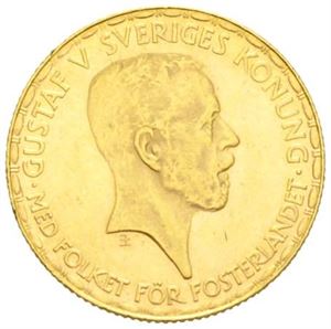 Gustav V, 20 kronor 1925.