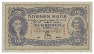 10 kroner 1906. B1534932