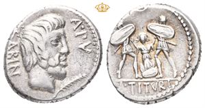 L. Titurius L.f. Sabinus. 89 BC. AR denarius (4,03 g)