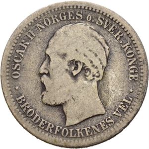 Oscar II. 1 krone/30 skilling 1875