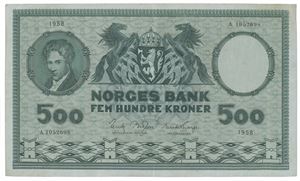 500 kroner 1958 A.1052698