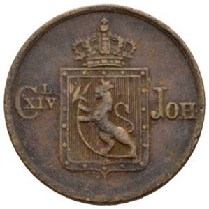 1/2 skilling 1841. Ex. Kjøpt av Numisma, kjøpsdato 10/6-2010