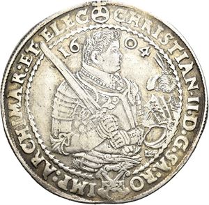 Christian II, Johann Georg I & August, taler 1604, Dresden