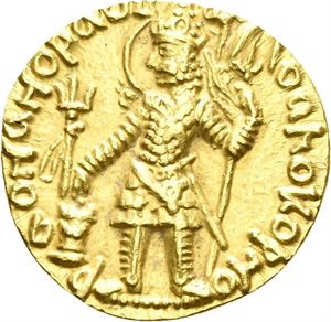 Kushan, Vasu Deva 1 209-242 e.Kr., stater (8,01 g)