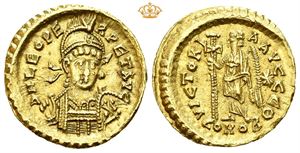 Leo I. AD 457-474. AV solidus (4,45 g).