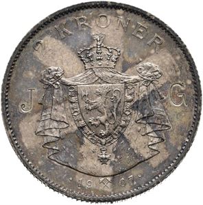 2 kroner 1907 jub