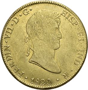 Ferdinand VII, 8 escudos 1820