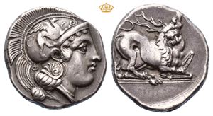 LUCANIA, Velia. Circa 440-400 BC. AR nomos (7,68 g)