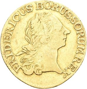 Preussen, Friedrich II, 1/2 Friedrich d`or 1769 A