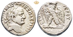 SYRIA, Seleucis and Pieria. Antioch. Vespasian, AD 69-79. AR tetradrachm (15,09 g).