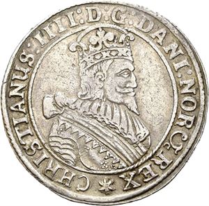 CHRISTIAN IV 1588-1648, CHRISTIANIA, Speciedaler 1629. R. S.8