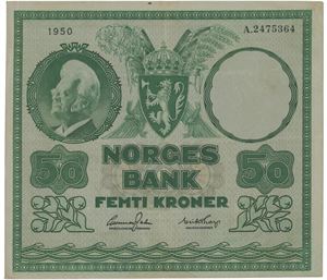 50 kroner 1950 A