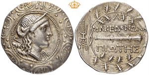 AR Tetradrachm, 167-149 BC