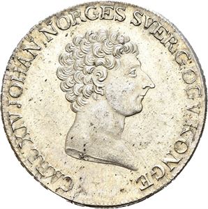 CARL XIV JOHAN 1818-1844, KONGSBERG, Speciedaler 1821